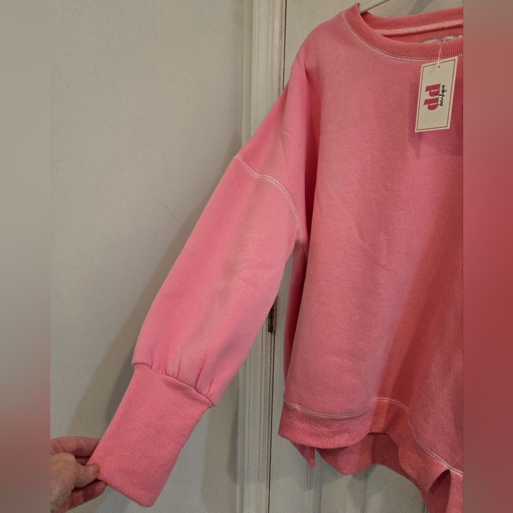 Discount Diva Designs NWT Fleece Oversized Sweatshirt Large - Picture 5 of 9